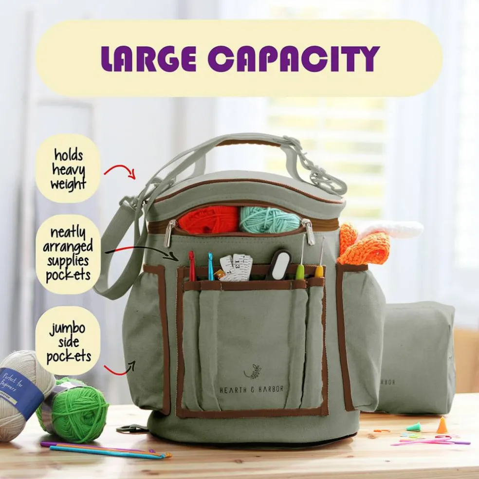 Hearth & Harbor Crochet Bag Organizer