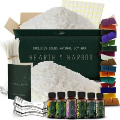Hearth & Harbor DIY Natural Soy Wax Candle Making Kit