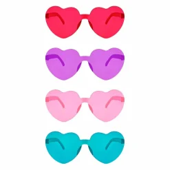 5.5" Heart Shaped Glasses, 4ct. by Celebrate It™