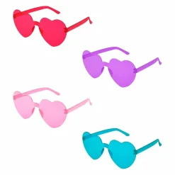 5.5" Heart Shaped Glasses, 4ct. by Celebrate It™