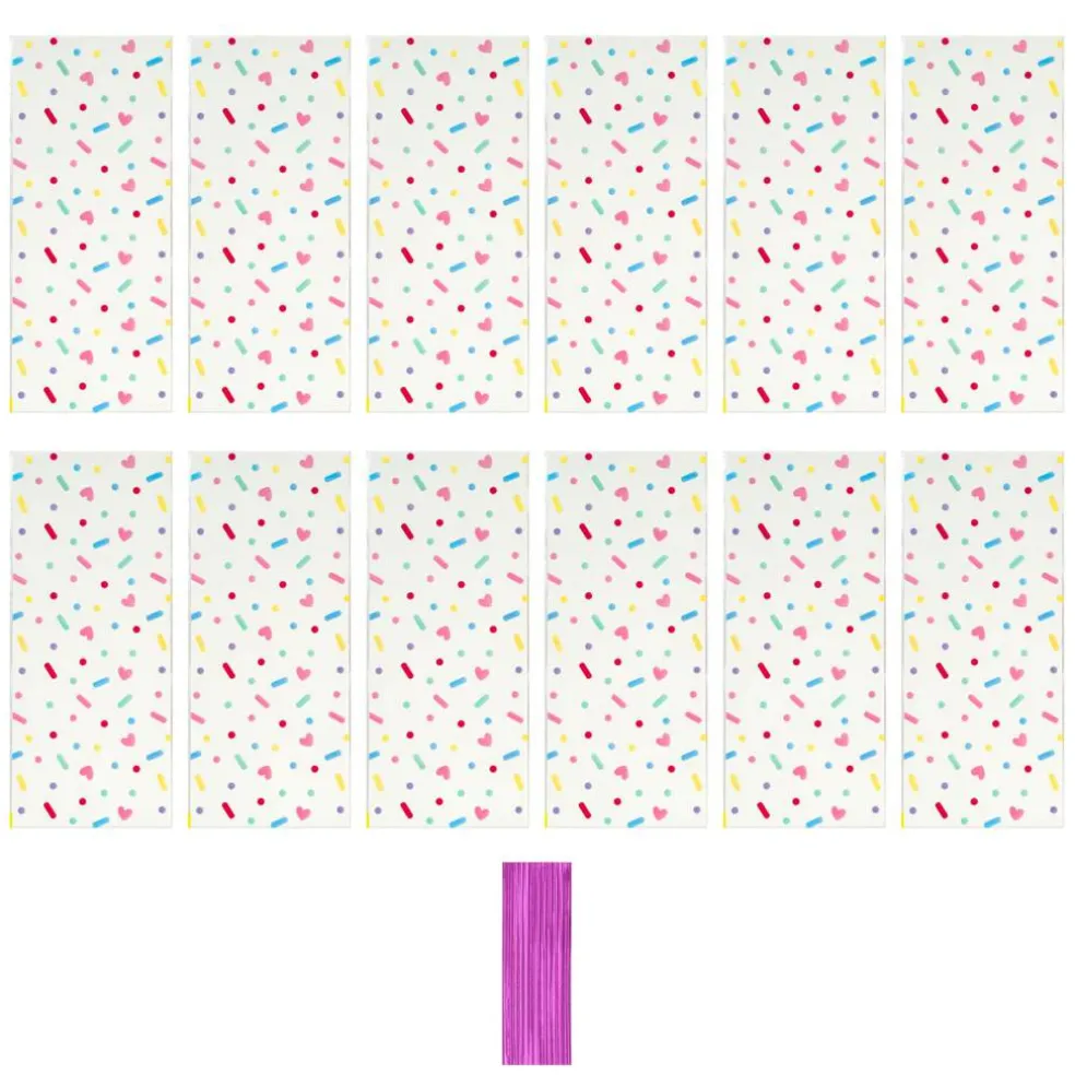 Hearts & Sprinkles Treat Bags, 12ct. by Celebrate It™