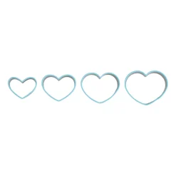 Hearts Stainless Steel Nested Cookie Cutter Set by Celebrate It®