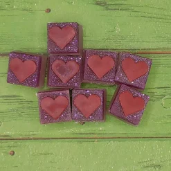 Hearts Wax Melt Snap Bar Silicone Mold