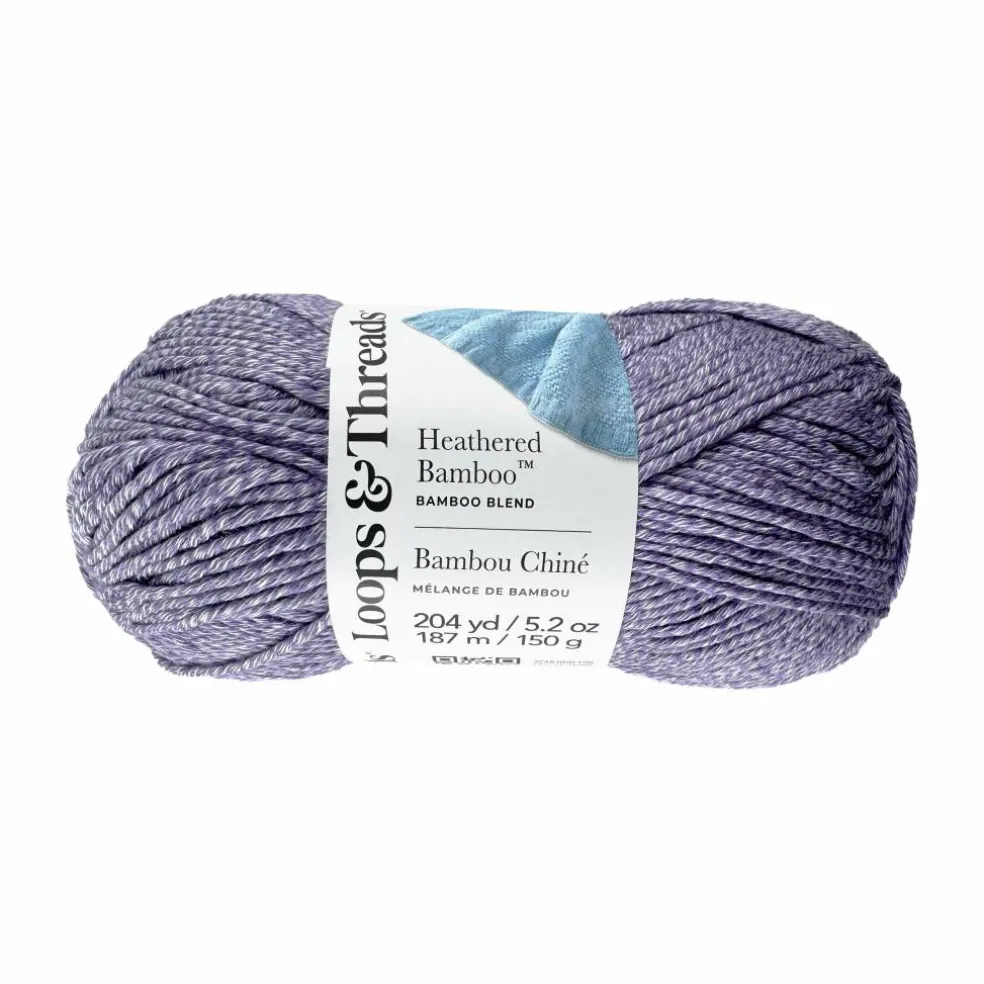 Heathered Bamboo™ Yarn by Loops & Threads®