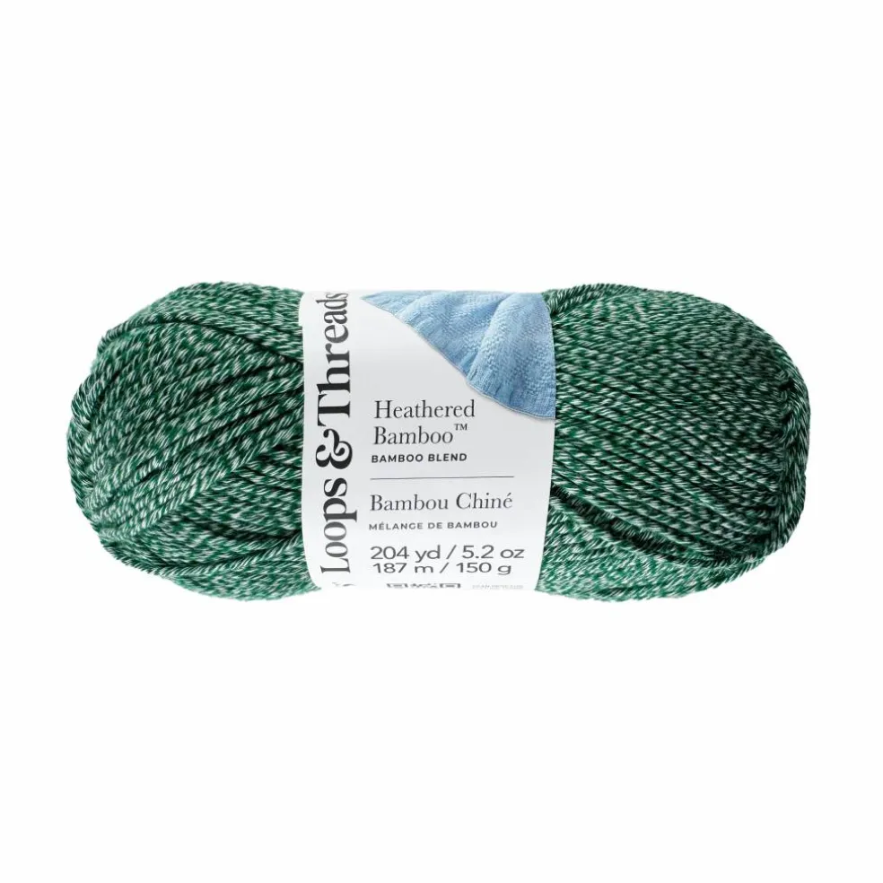 Heathered Bamboo™ Yarn by Loops & Threads®