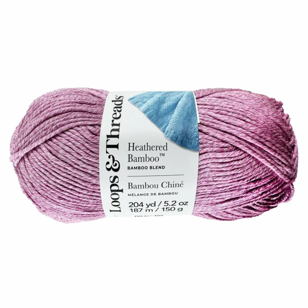 Heathered Bamboo™ Yarn by Loops & Threads®