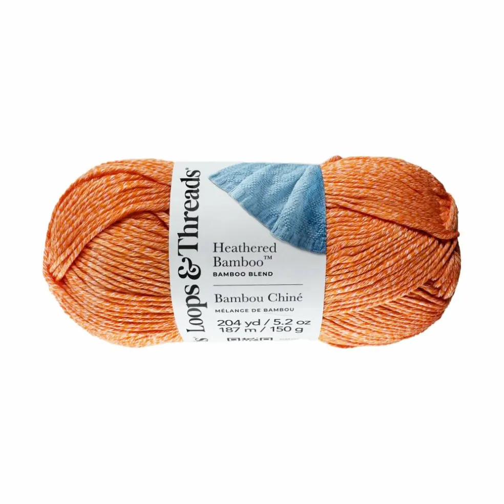 Heathered Bamboo™ Yarn by Loops & Threads®