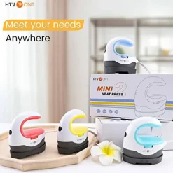 Heat Press Mini Heat Press Machine, Small Heat Press Portable Iron Press Machine for T Shirts, Hats, Heating Transfer Projects