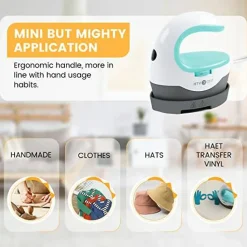 Heat Press Mini Heat Press Machine, Small Heat Press Portable Iron Press Machine for T Shirts, Hats, Heating Transfer Projects