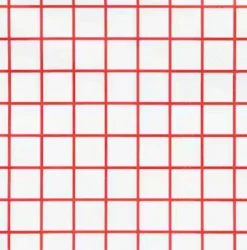 Heat Transfer Inkjet Iron-On White and Light Colored T Shirt Transfers Paper 8.5x11-25 Sheets Red Grid