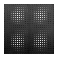Heavy Duty Metal Pegboard Wall Organizer Steel Tool Storage Panel with Hooks