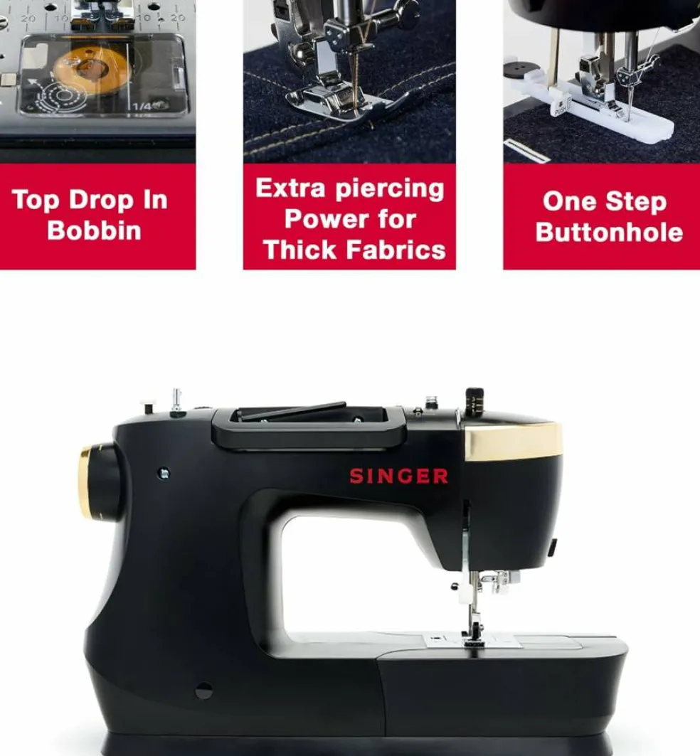 Heavy Duty 500 Sewing Machine – 23 Stitches, Metal Frame, LED Light & Buttonhole