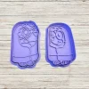 Heeler Sisters  Here Come the Grannies 2pc Cookie Cutter and stamp size 3.25-3.5