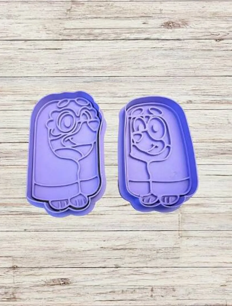 Heeler Sisters Here Come the Grannies 2pc Cookie Cutter and stamp size 3.25-3.5