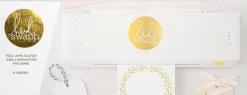 Heidi Swapp 9.5" Foil Applicator Machine Starter Kit, 4 Roller, Up to Letter-Size (9.5") Electrothermal Laser-Printer Toner-Reactive Foiling, Compatible with Toner-Reactive Foils & Carrier Sheets