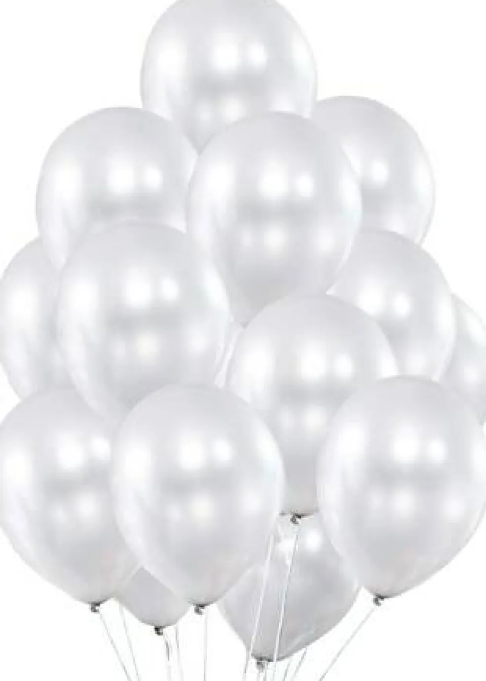 12″ Helium Grade Metallic Balloons – 100/Bag