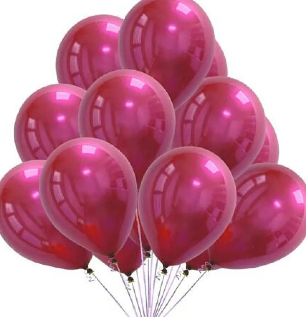 12″ Helium Grade Metallic Balloons – 100/Bag