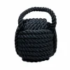 Hello Honey® 6" Black Nautical Rope Knot Decoration
