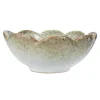 Hello Honey® 4.75" Blue & Brown Stoneware Flower Bowl with Reactive Glaze