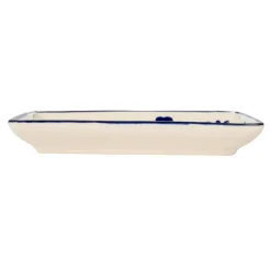 Hello Honey® Blue & Yellow Lemon Stoneware Plate, 12ct.