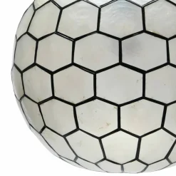 Hello Honey® Capiz Honeycomb Ceiling Light