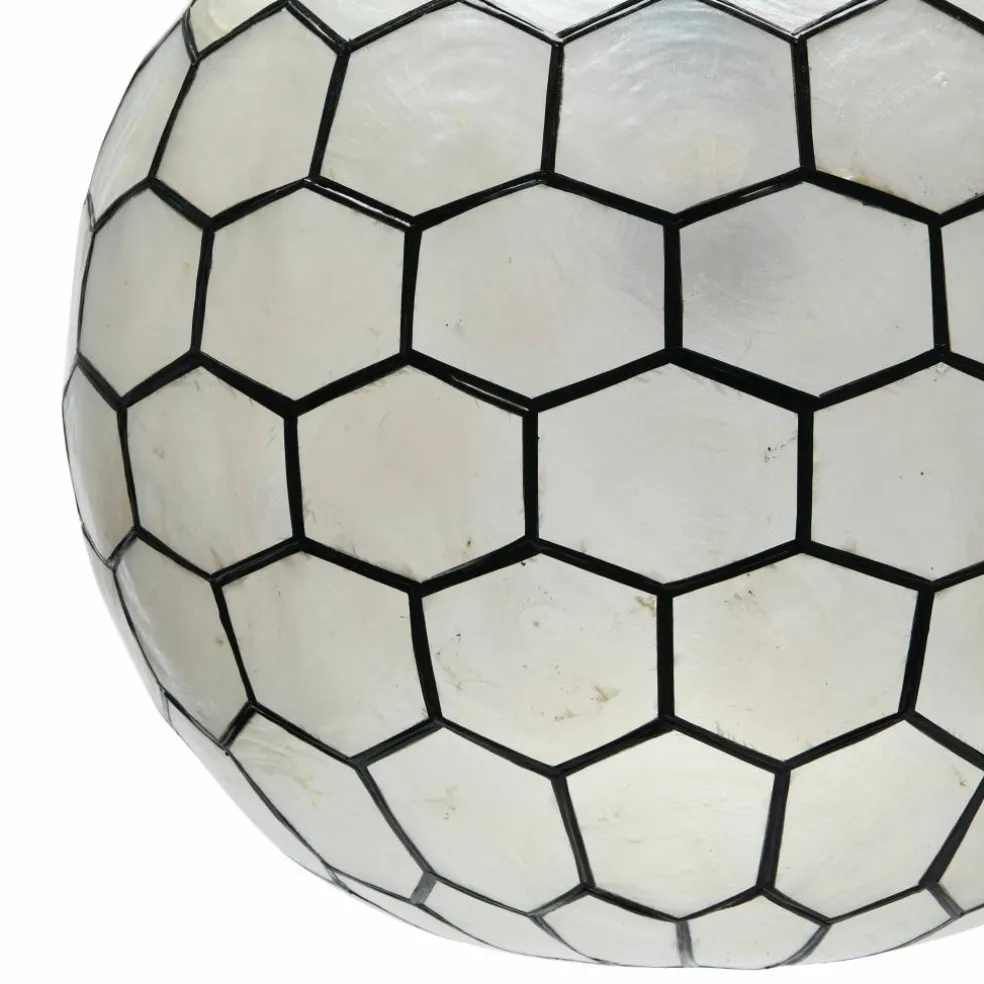 Hello Honey® Capiz Honeycomb Ceiling Light