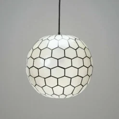 Hello Honey® Capiz Honeycomb Ceiling Light