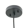 Hello Honey® 19.5" Charcoal Gray Woven Pendant Lamp