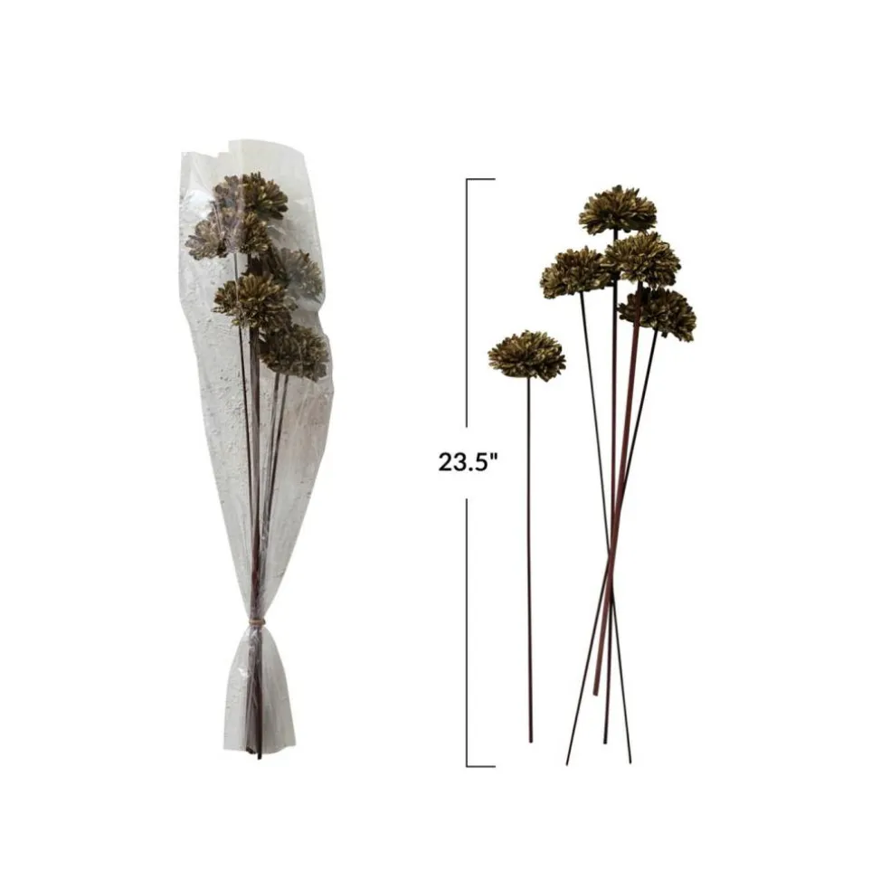 Hello Honey Dried Natural Sesame Flower Bunch, Green