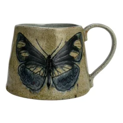 Hello Honey® Insect & Bird Design Stoneware Mug Set