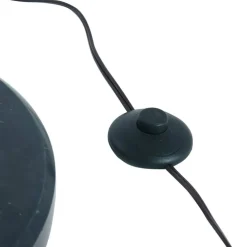 Hello Honey® Modern Boho Floor Lamp with Marble Base & Rattan Shade