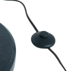 Hello Honey® Modern Boho Floor Lamp with Marble Base & Rattan Shade