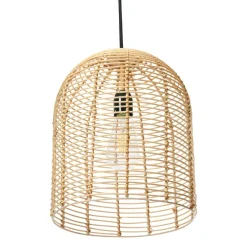 Hello Honey® Modern Boho Handwoven Rattan Pendant Light