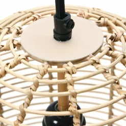 Hello Honey® Modern Boho Handwoven Rattan Pendant Light