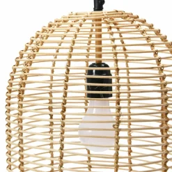 Hello Honey® Modern Boho Handwoven Rattan Pendant Light