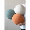 Hello Honey® Orange Cotton Slub Orb Pillow