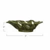 Hello Honey® 6" Reactive Glaze Stoneware Leaf Shaped Bowl