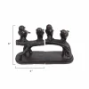 Hello Honey® 6'' Resin Birds on a Branch Bookends Set