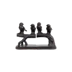 Hello Honey® 6'' Resin Birds on a Branch Bookends Set