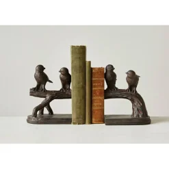 Hello Honey® 6'' Resin Birds on a Branch Bookends Set