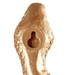 Hello Honey Resin Snake Wall Décor, Gold Finish