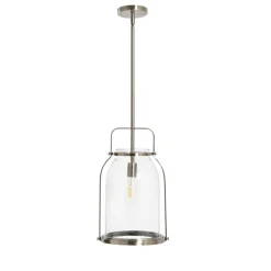 Hello Honey® Robert Stevenson Lighting Channing Metal & Glass Ceiling Light