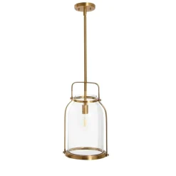 Hello Honey® Robert Stevenson Lighting Channing Metal & Glass Ceiling Light