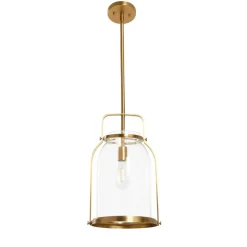 Hello Honey® Robert Stevenson Lighting Channing Metal & Glass Ceiling Light