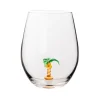 Hello Honey® 4.75" Round Stemless Wine Glass Set