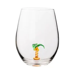 Hello Honey® 4.75" Round Stemless Wine Glass Set