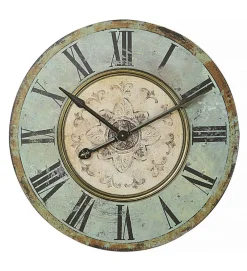Hello Honey® Round Wall Clock, Green