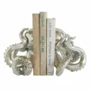 Hello Honey® Silver Octopus Shaped Bookends Set