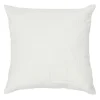 Hello Honey® White Square Modern Geometric Quilted Pillow Cover