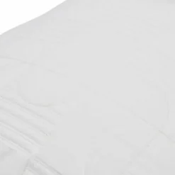 Hello Honey® White Square Modern Geometric Quilted Pillow Cover